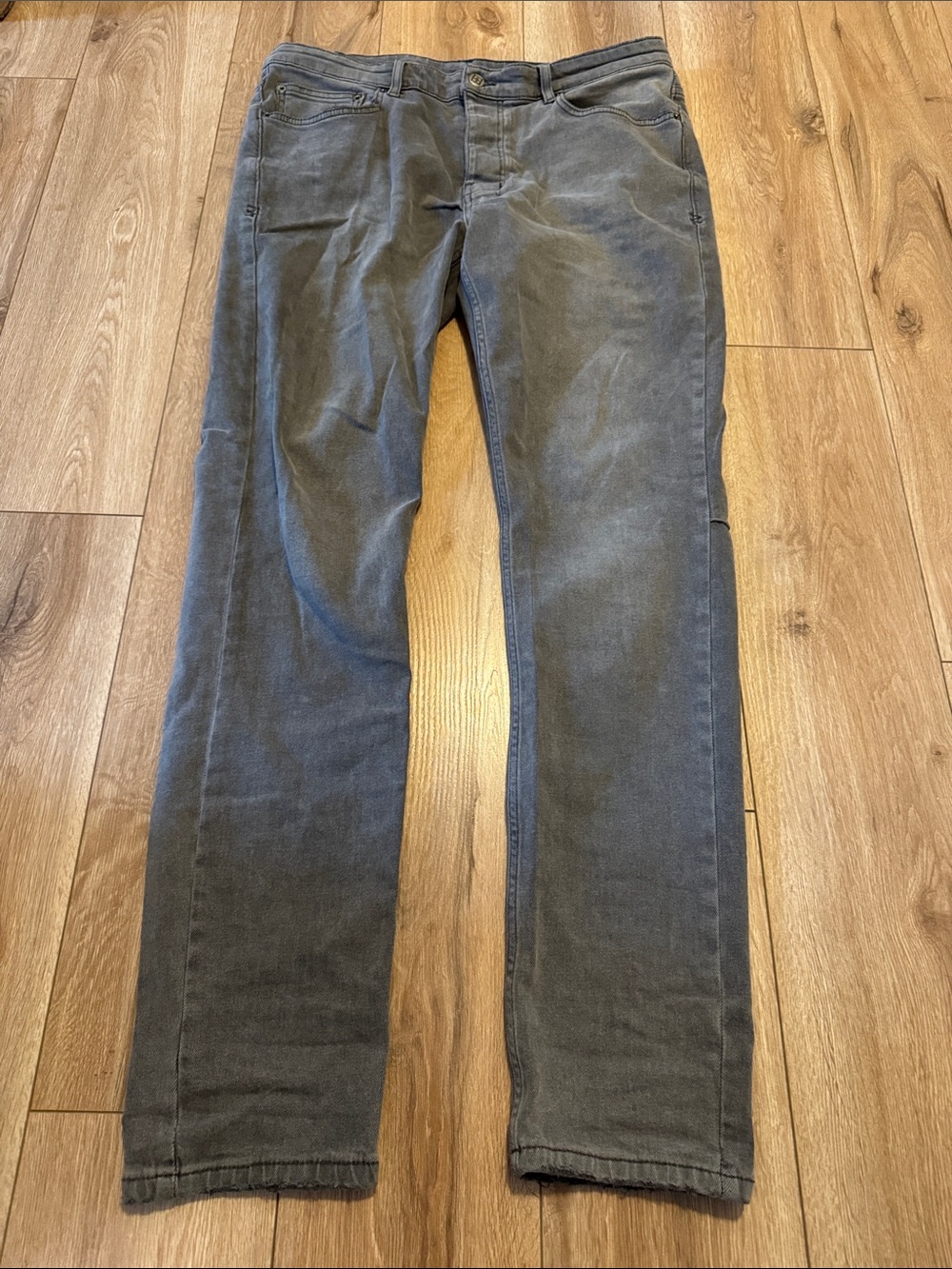 Ksubi Men's Gray Lightweight Straight jeans